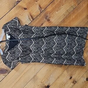 Liz Claiborne dress black color lace size 10